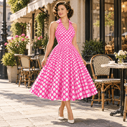 Robe Evasée Années 50 Soirée - Louise Vintage