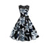 Robe Evasée Vintage Violette - Louise Vintage