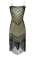Robe Femme Années 20 Beige - Louise Vintage