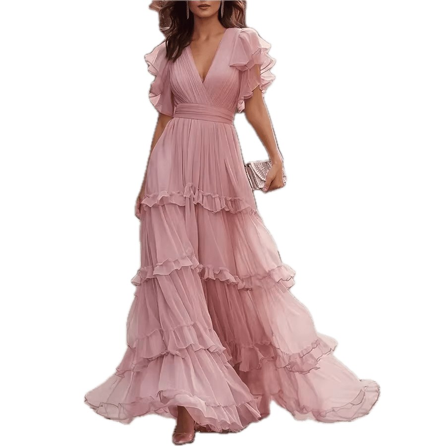 Robe Femme Rose Années 40 - Louise Vintage