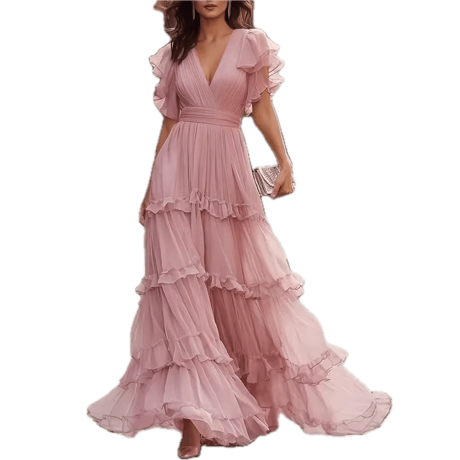 Robe Femme Rose Années 40 - Louise Vintage
