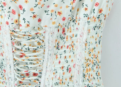 Robe Fleurie Année 40 - Louise Vintage