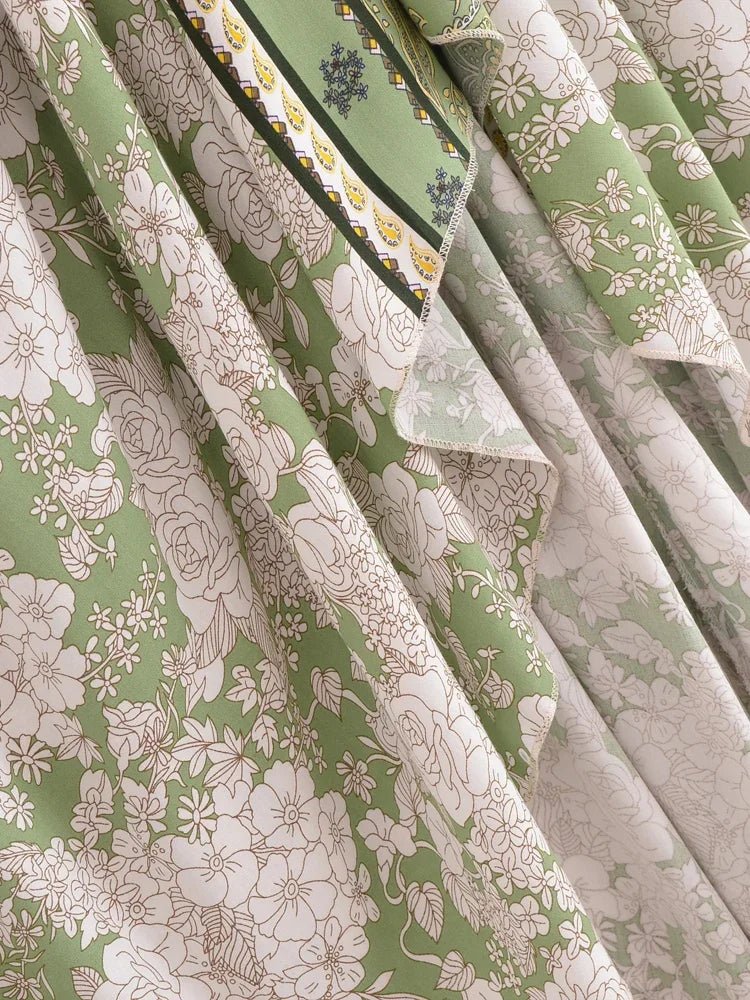 Robe Fleurie Année 70 - Louise Vintage