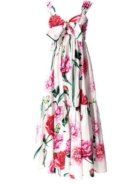 Robe Fleurs Années 40 Rose - Louise Vintage