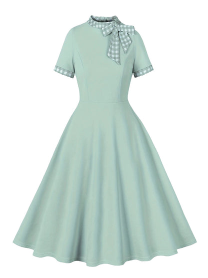 Robe Fourreau Année 50 Vert - Louise Vintage