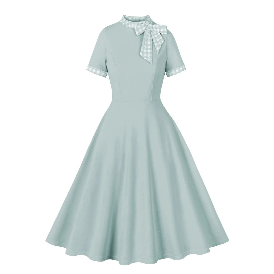 Robe Fourreau Année 50 Vert - Louise Vintage