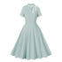 Robe Fourreau Année 50 Vert - Louise Vintage
