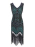 Robe Longue Année 1920 Verte - Louise Vintage