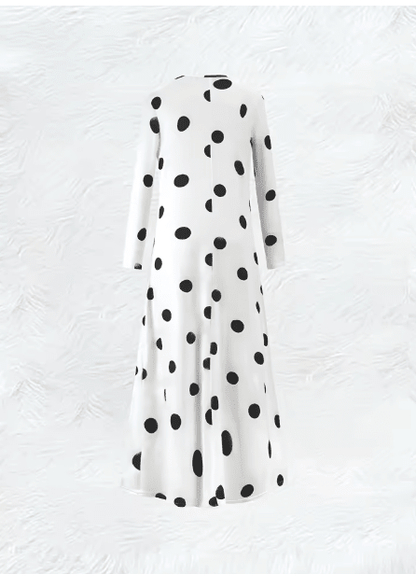 Robe Longue Année 70 Blanche - Louise Vintage