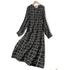 Robe Longue Année 70 Carreaux - Louise Vintage