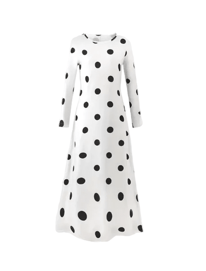 Robe Longue Année 70 Classique - Louise Vintage