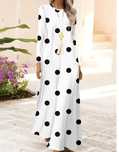 Robe Longue Année 70 Classique - Louise Vintage