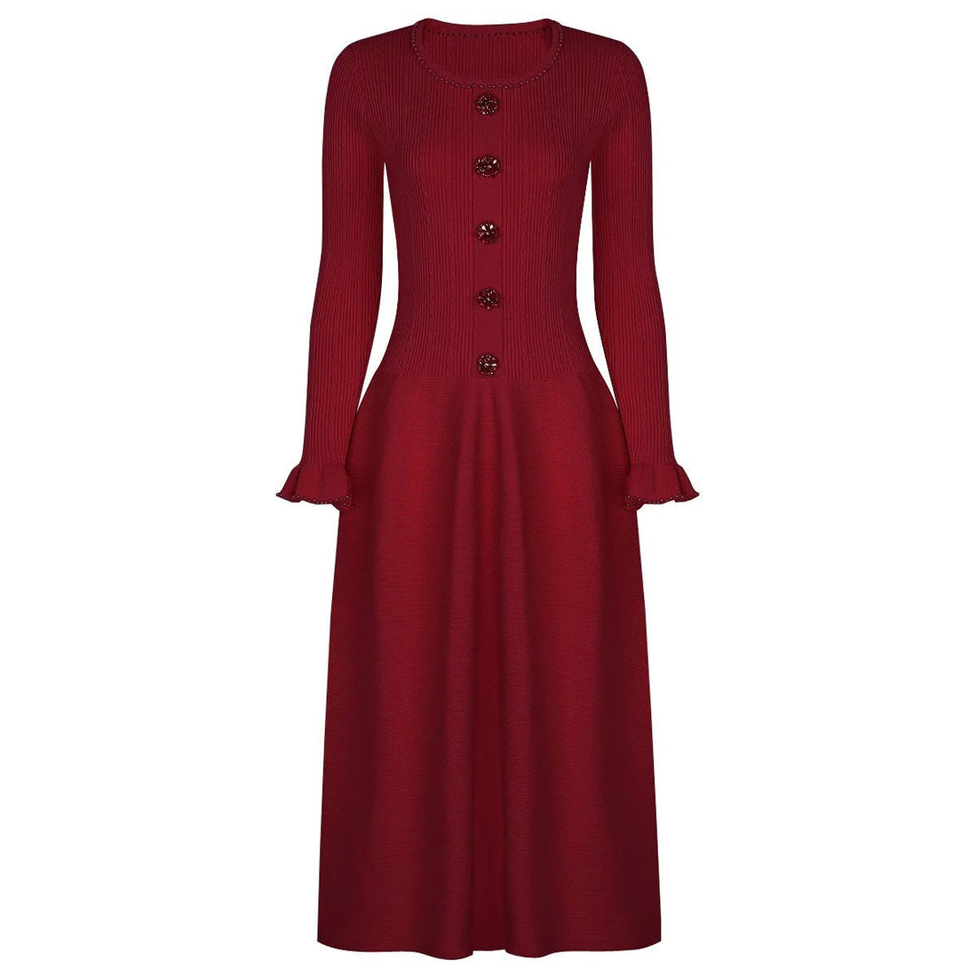 Robe Longue Mode Anglaise Année 70 - Louise Vintage