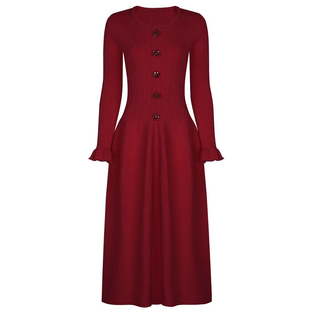 Robe Longue Mode Anglaise Année 70 - Louise Vintage