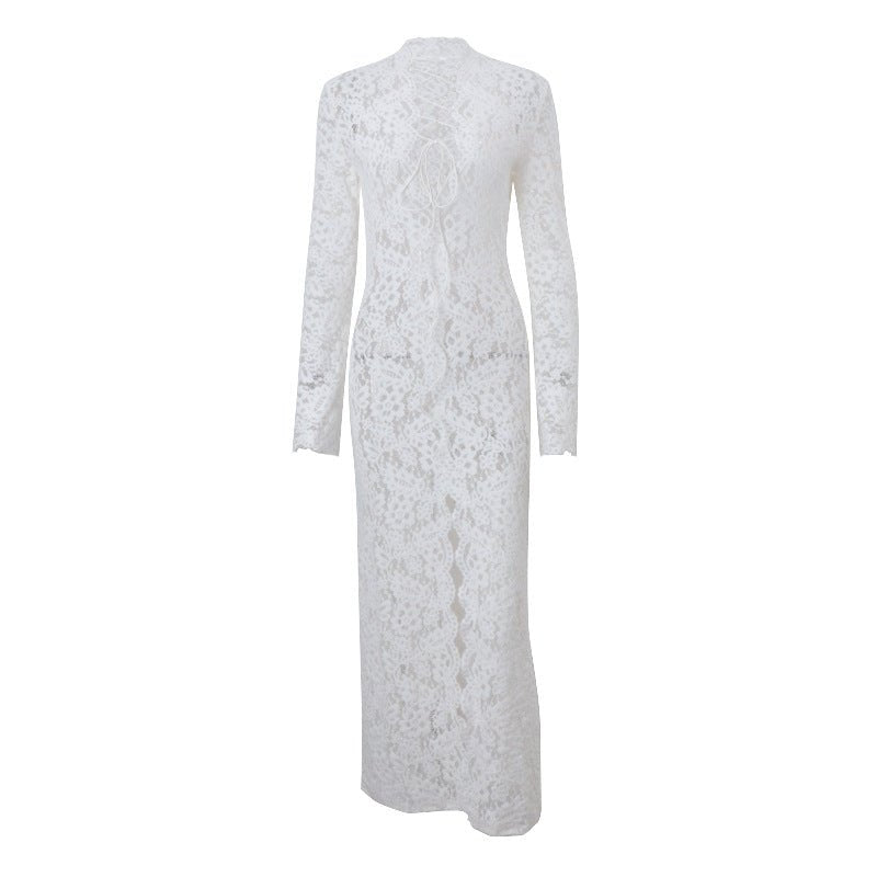 Robe Mariage Vintage Dentelle Blanche - Louise Vintage