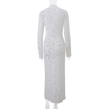 Robe Mariage Vintage Dentelle Blanche - Louise Vintage