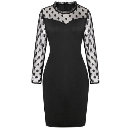 Robe mi Longue à Pois Vintage - Louise Vintage