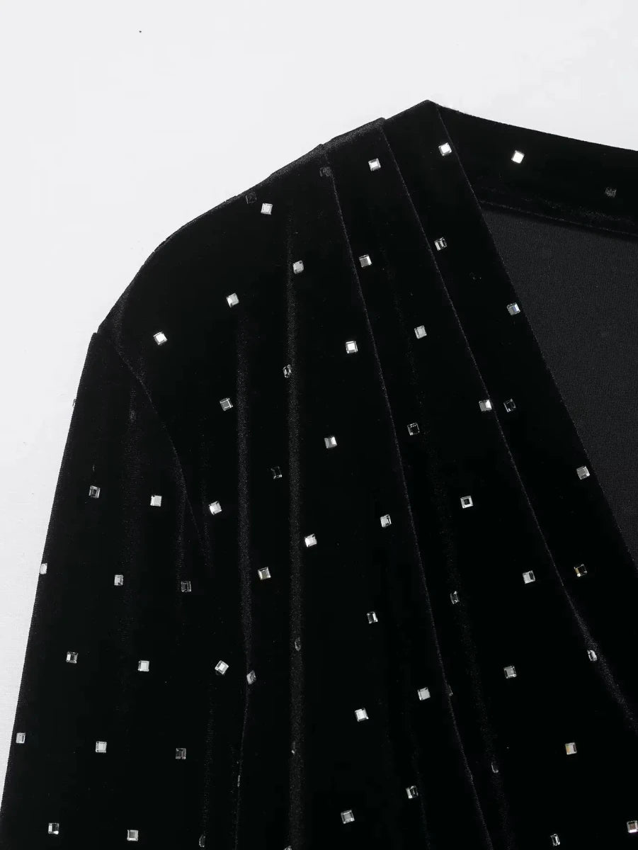 Robe Noir Or Vintage - Louise Vintage
