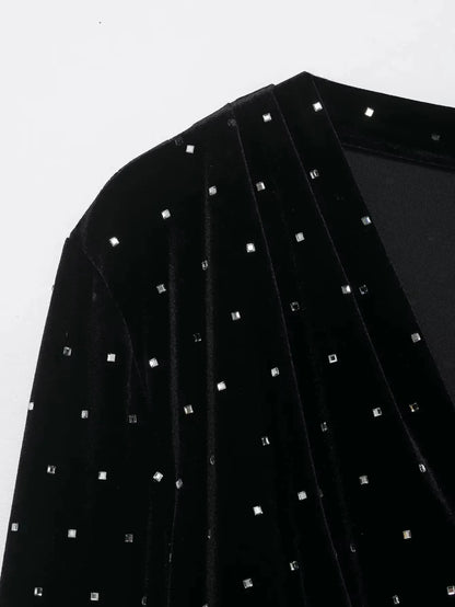 Robe Noir Or Vintage - Louise Vintage
