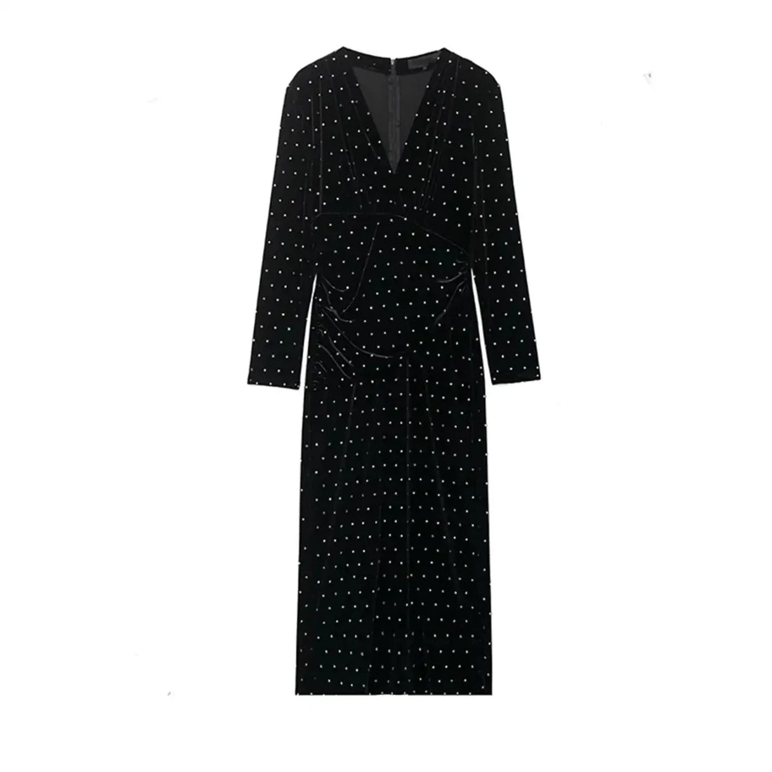 Robe Noir Or Vintage - Louise Vintage