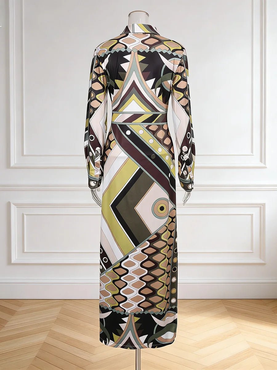 Robe Patchwork Style London Années 70 - Louise Vintage