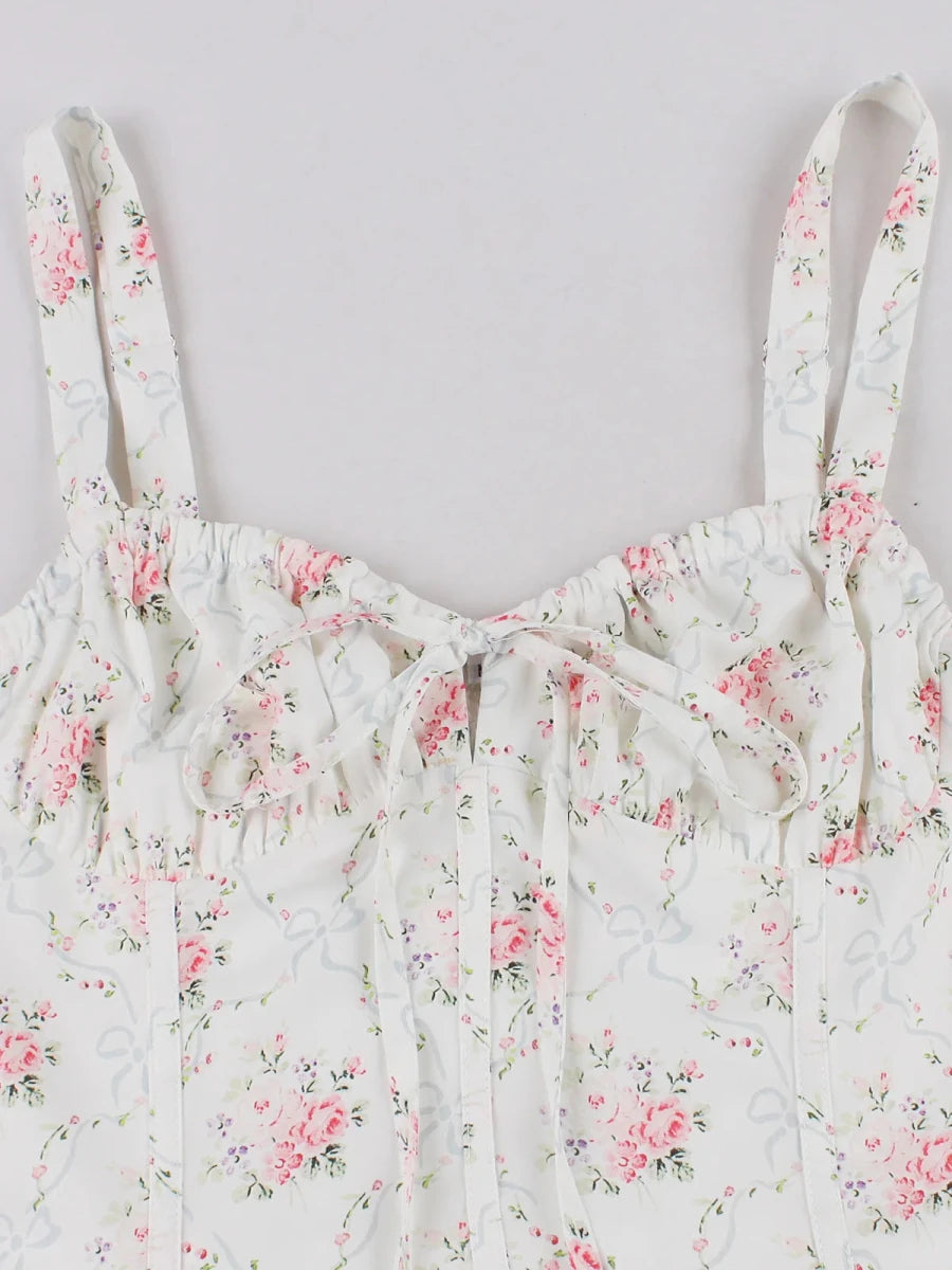 Robe Patineuse Année 50 Blanc - Louise Vintage