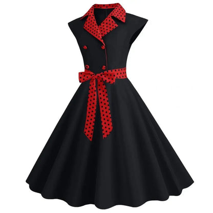 Robe Pin Up Année 50 Grande Taille - Louise Vintage