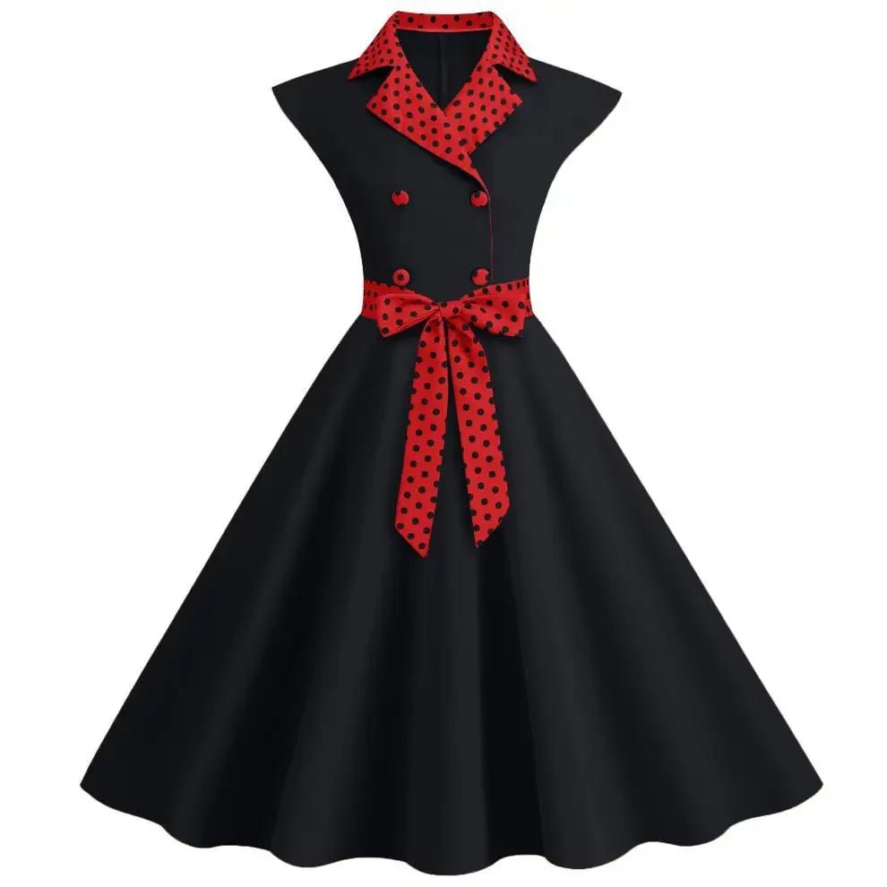 Robe Pin Up Année 50 Grande Taille - Louise Vintage