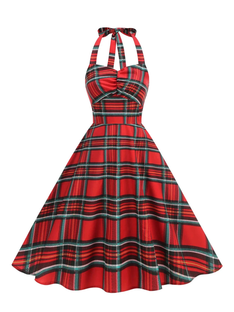 Robe Pin Up Rayée Années 50 - Louise Vintage