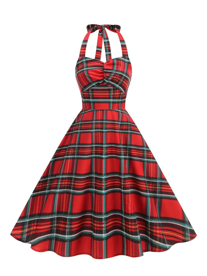 Robe Pin Up Rayée Années 50 - Louise Vintage