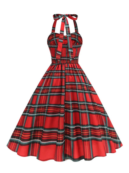 Robe Pin Up Rayée Années 50 - Louise Vintage