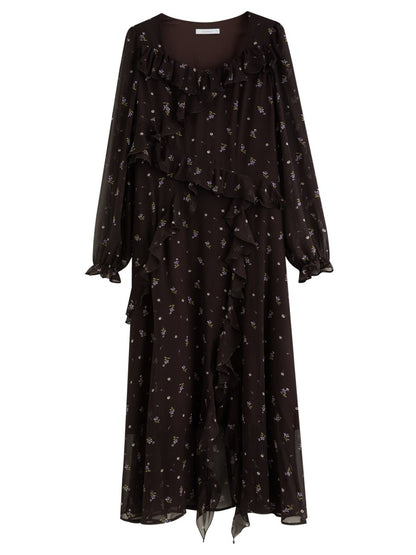 Robe Rétro 1940s Dentelle Noire - Louise Vintage