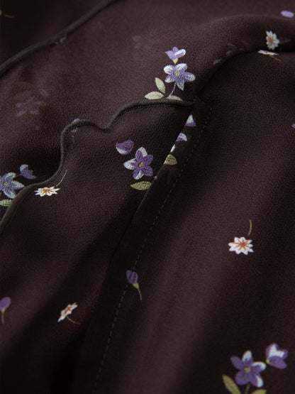 Robe Rétro 1940s Dentelle Noire - Louise Vintage
