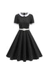Robe Rétro Année 50 Noire - Louise Vintage