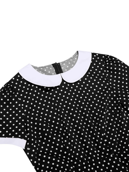 Robe Rétro Année 50 Noire - Louise Vintage