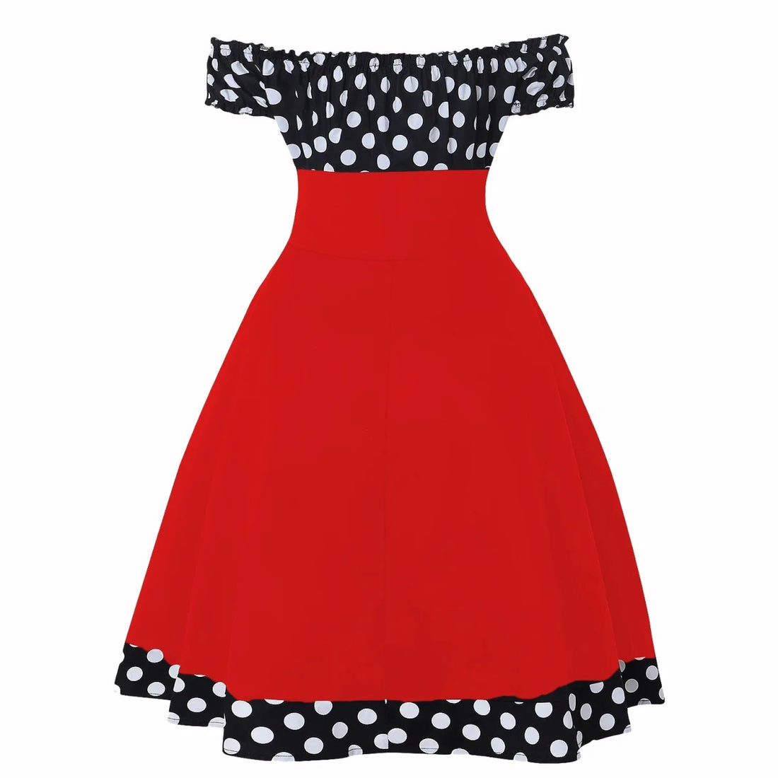 Robe Rockabilly Année 50 Noire - Louise Vintage