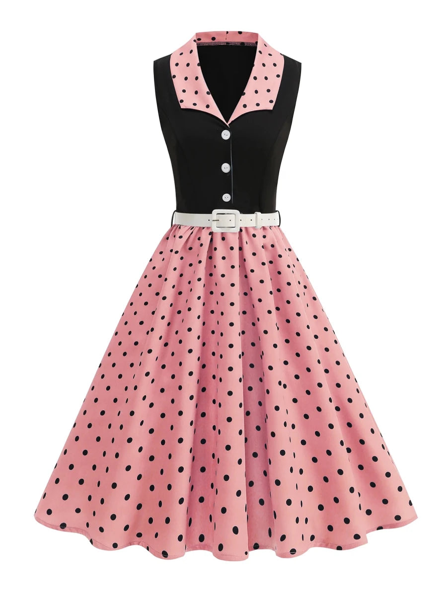 Robe Rose des Années 50 - Louise Vintage