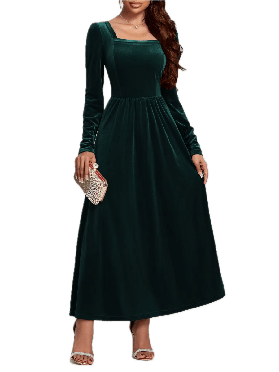 Robe Soirée Années 50 Velours - Louise Vintage