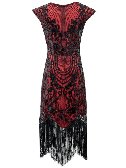 Robe Style Années 20 Rouge - Louise Vintage