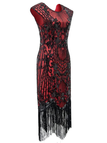 Robe Style Années 20 Rouge - Louise Vintage