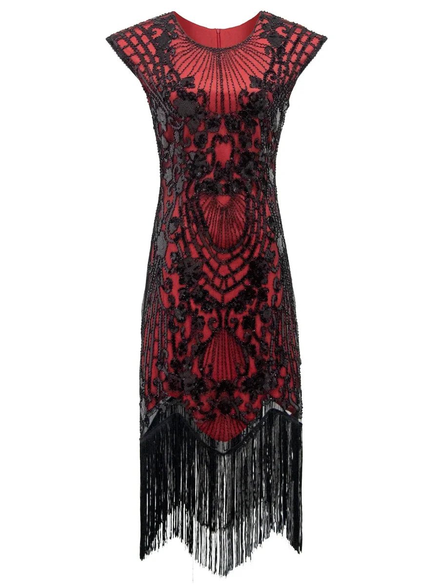 Robe Style Années 20 Rouge - Louise Vintage
