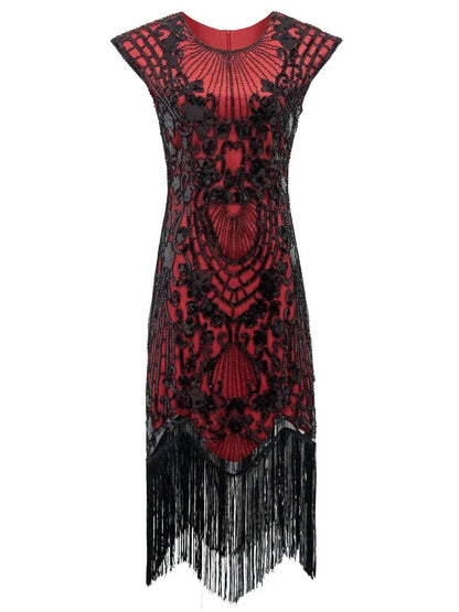 Robe Style Années 20 Rouge - Louise Vintage
