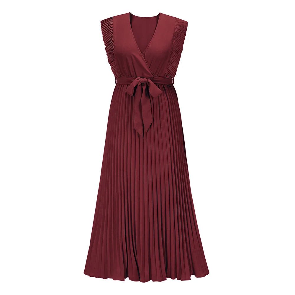 Robe Style Années 40 Bordeaux - Louise Vintage