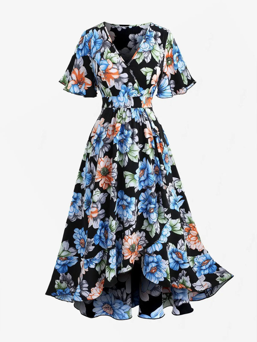 Robe Style Vintage Grande Taille Liberté - Louise Vintage