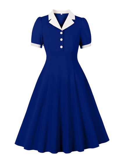 Robe Style Vintage Grande Taille Rose - Louise Vintage