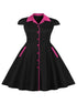 Robe Style Vintage Grande Taille Rose - Louise Vintage