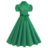 Robe Trapèze Vintage Col Dentelle - Louise Vintage