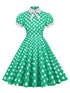 Robe Verte Années 50 - Louise Vintage