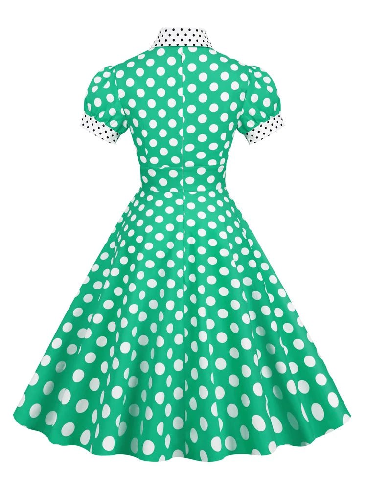 Robe Verte Années 50 - Louise Vintage