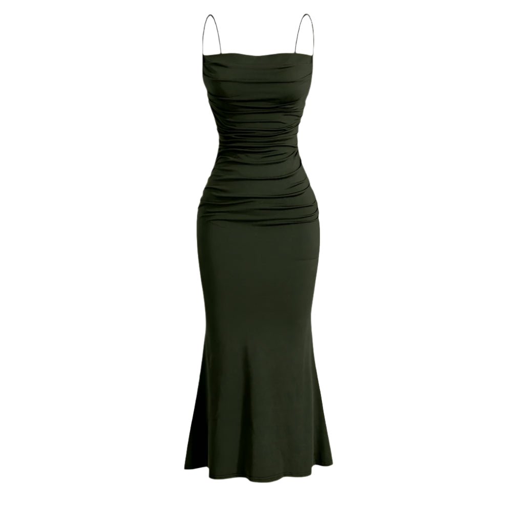 Robe Verte des Années 70 - Louise Vintage